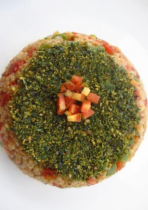 A picture of Vegetable Daliya for Brunch.