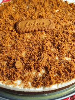 Una foto de Tarta de galletas lotus