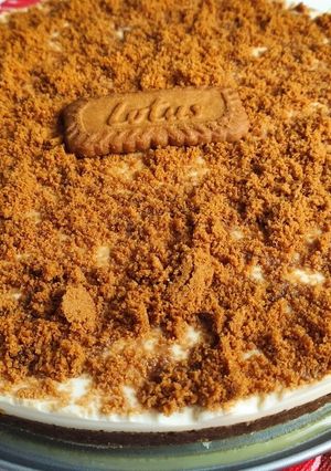 Una foto de Tarta de galletas lotus