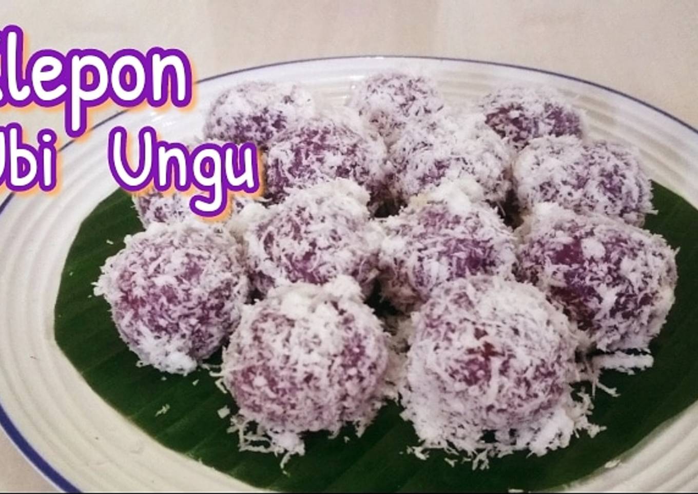 Klepon Ubi Ungu
