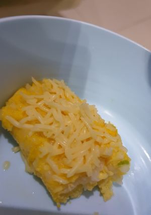 Foto resep MPASI 11M+ Nasi Telur dadar Keju