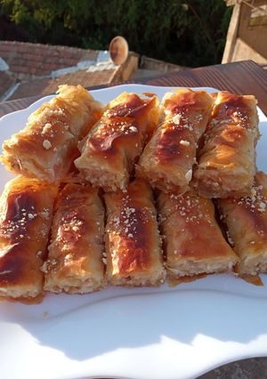 صورة لوصفة بقلاوة تركية 🇹🇷 معسلة 🍯 بعجينة الفيلو