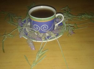 Una foto de Té de lavanda