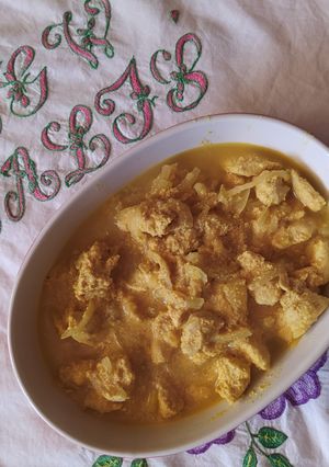 Zdjęcie przepisu Kurczak w sosie curry.