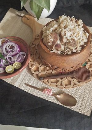 A picture of Beef Yakhni Pulao.