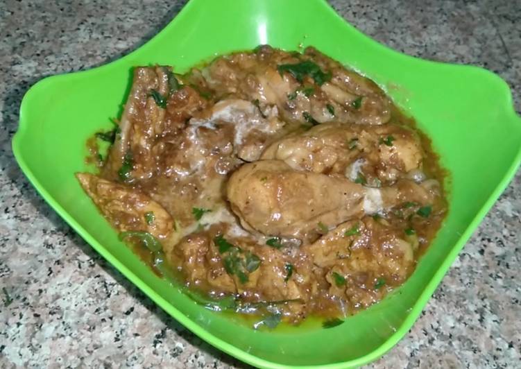 Steps to Prepare Speedy Dahi chicken