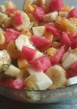 Una foto de Ensalada de frutas