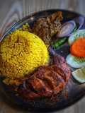 বাসি ভাত দিয়ে ইয়োলো রাইস