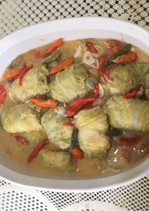 Foto resep Sawi Putih Tahu Gulung