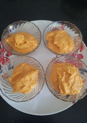 A picture of Mango shrikhand.