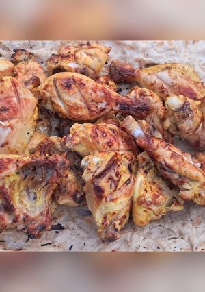 عکسی از دستور جوجه مرینت شده با ماست موسیر 😋😍 جوجه ۹ بدر ما