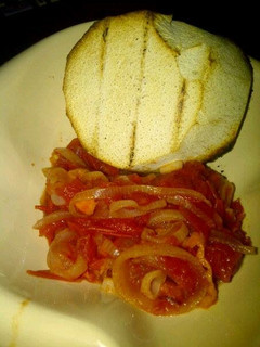 A picture of Oven baked yam and sauce.