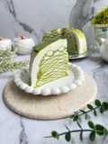 Matcha cake crepes