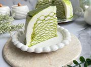 Gambar matcha cake crepes