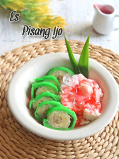 Foto resep Es Pisang Ijo