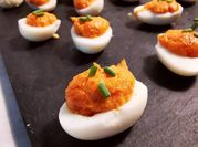 Una foto de canapés con sobrasada