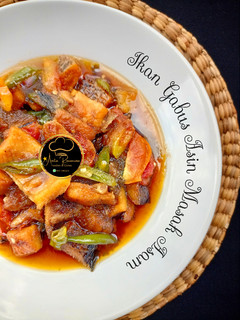 Foto resep Ikan Gabus Asin Masak Asam (Masak Asam Iwak Kering Haruan)