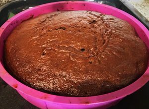 Una foto de Bizcochuelo de chocolate 1 2 3 4 fácil y rápido