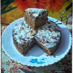 চকলেট ড্রাই ফ্রুটস কেক (Chocolate dry fruits cake recipe in bengali)-レシピのメイン写真
