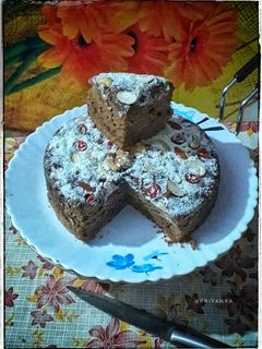 চকলেট ড্রাই ফ্রুটস কেক (Chocolate dry fruits cake recipe in bengali) রেসিপির প্রধান ছবি