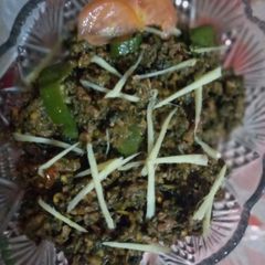 A picture of Qeema Palak.