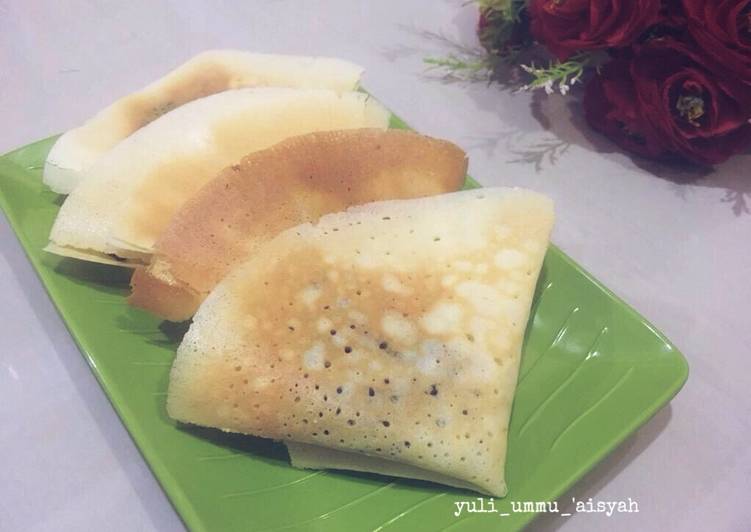 Cara Membuat Crepes Leker Crispy Yang Enak