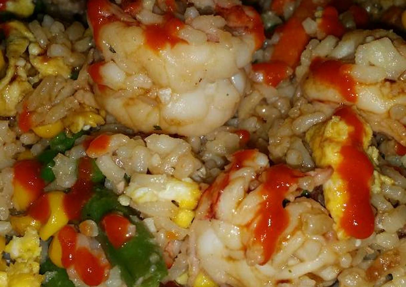 Brad's prawn fried rice