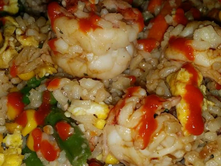 Easy Way Make Recipe Brad&amp;#39;s prawn fried rice that is Delicious, Tasty}