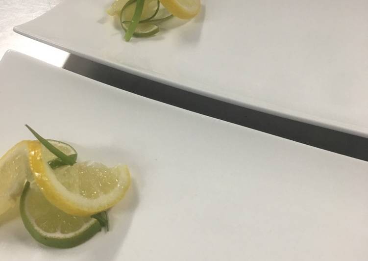 Simple Way to Make Speedy Lemon/Lime garnish! (Easy)