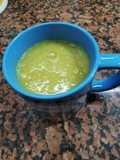 Sopa de verduras en sopera