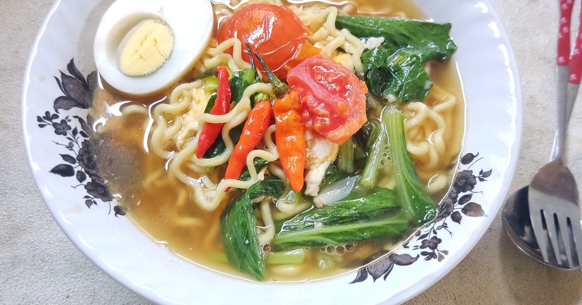 Mie Kuah Bumbu Geprek