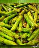 Đậu Đũa Xào Sa Tế Tôm và Mắm Belacan Malaysia