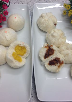Hình của món Bánh bao Điểm sấm ( Dim sum).