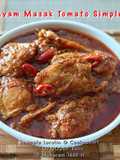 Ayam Masak Tomato (Tanpa Menggoreng Ayam)