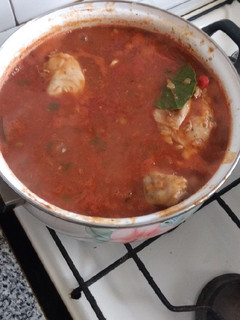 Una foto de Tuco con pollo