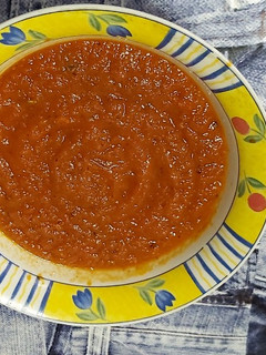 Una foto de Salsa de tomate casera rápida