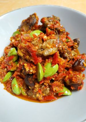Foto resep Balado ati ampela pete