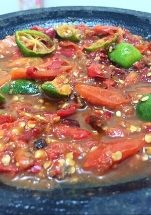 Foto resep Sambal Mentah Pedas