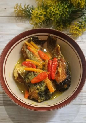 Foto resep Pesmol ikan patin acar wortel