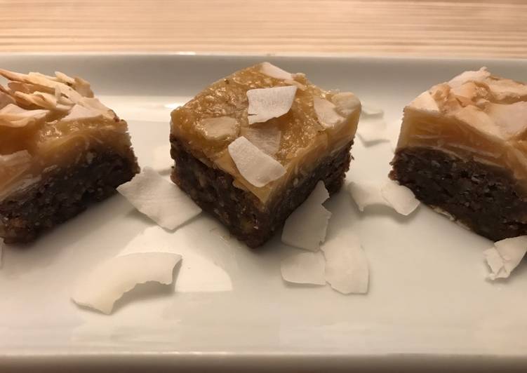 Chokoladekonfektkage med kokos-karamel (glutenfri) - Rimmers Køkken