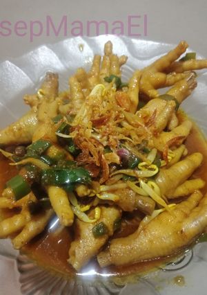 Foto resep Ceker bumbu teriyaki pedas manis