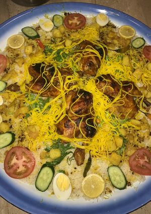 صورة لوصفة كبسة دجاج