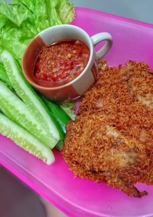 Foto resep Ayam goreng serundeng