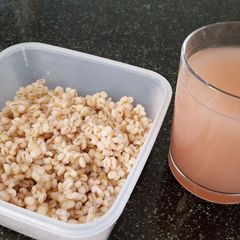 A picture of Organic pearl barley water.