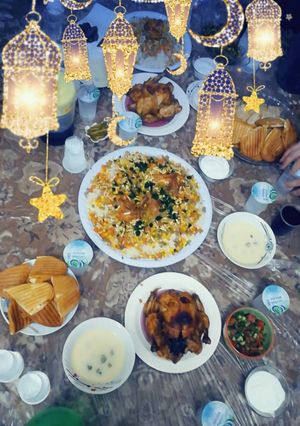صورة لوصفة اوزي الدجاج