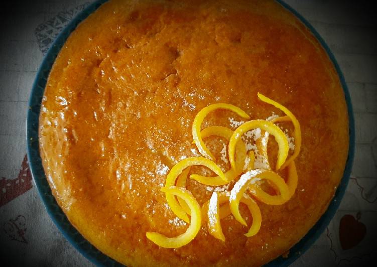 Torta all'arancia e yogurt greco