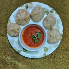 Vegetable MoMos A picture of Vegetable MoMos.