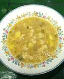 Sopa de papa y coliflor