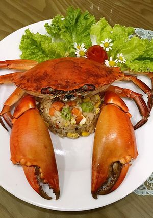 Hình của món Cơm rang cua.