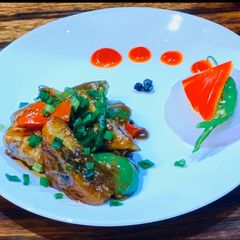 A picture of Paneer chilli.